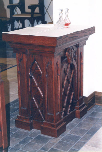Church Credence table