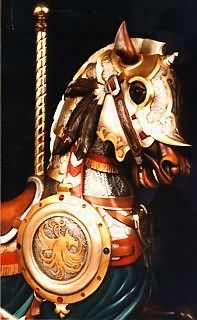 Carousel Horse - Armored Horse Head