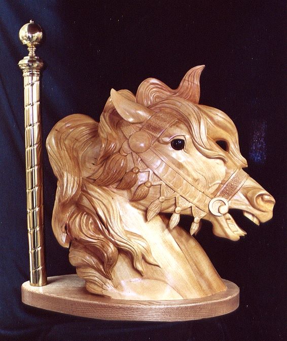 Carved Horse Head