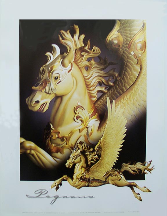 Carousel Horse - Pegasus Print